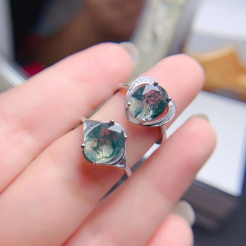 Jewelry Making University - Conjunto de anillos de piedra de