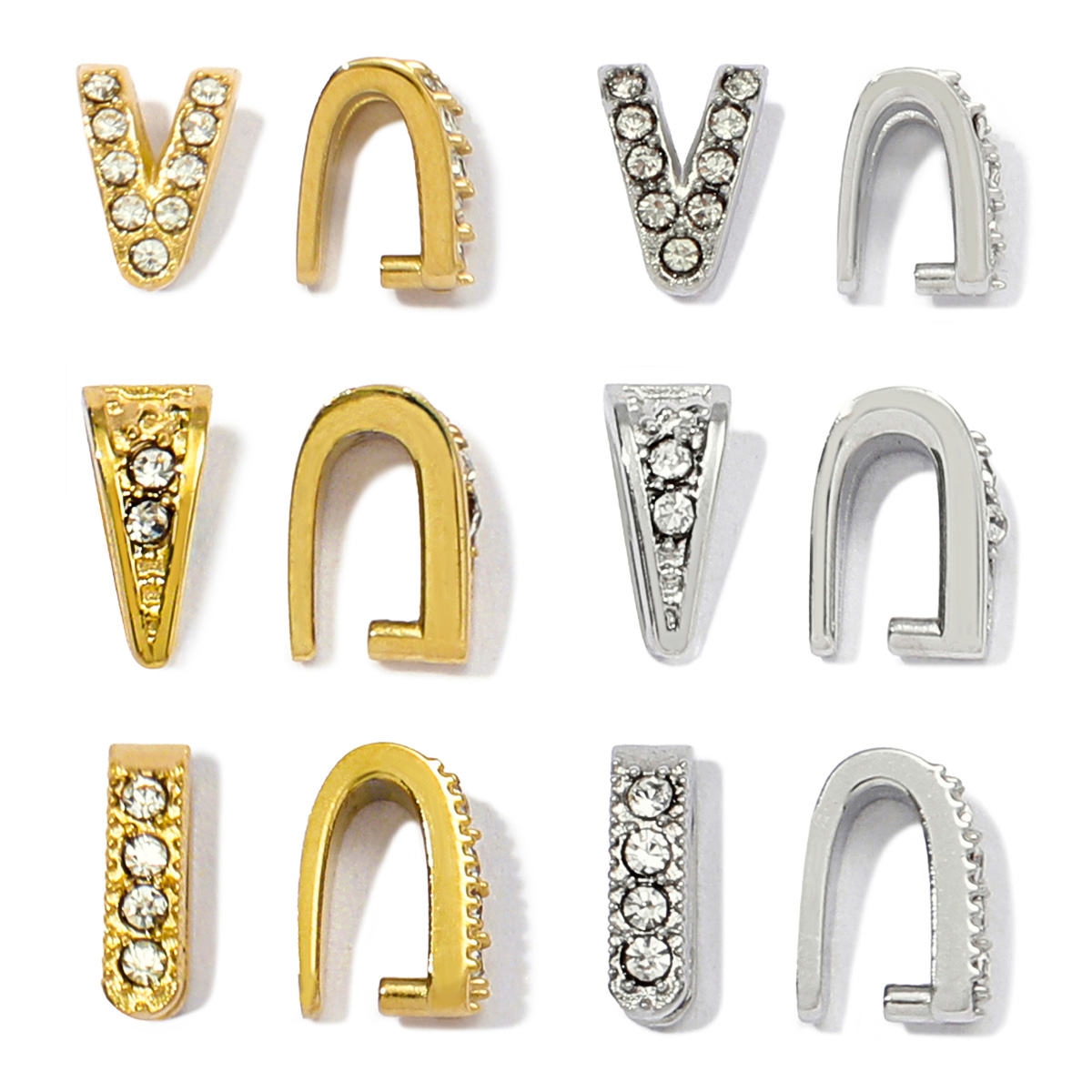 Jewelry Making Material - 5 unids/lote Clips de acero inoxidable