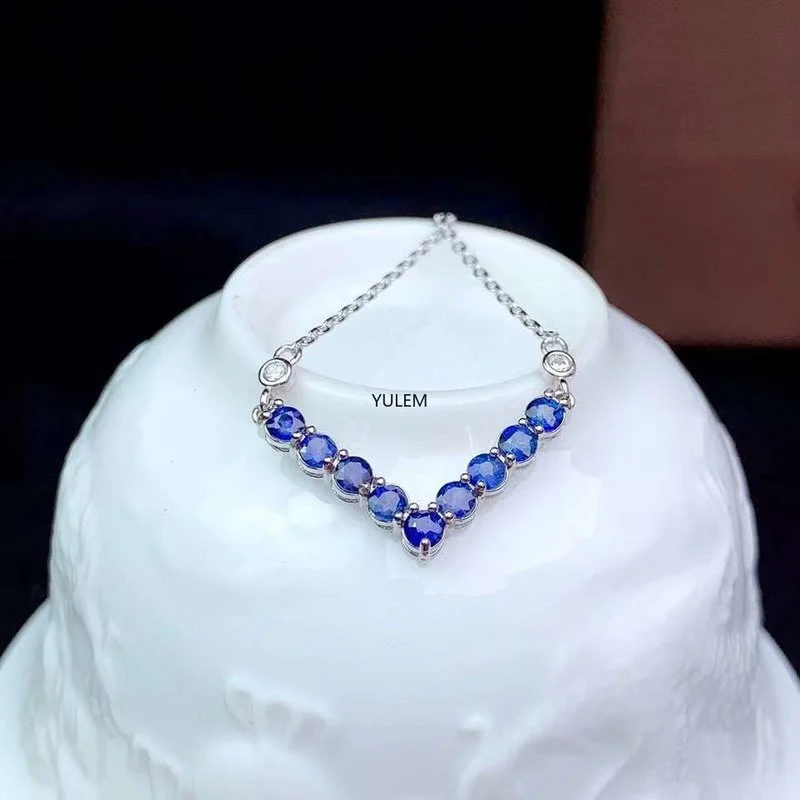 Jewelry Making University - YULEM-abalorios de zafiro Natural AAAA, 3mm,