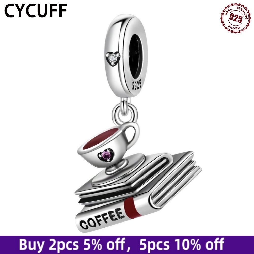 Jewelry Making Books - CYCUFF-colgantes de Plata de Ley 925