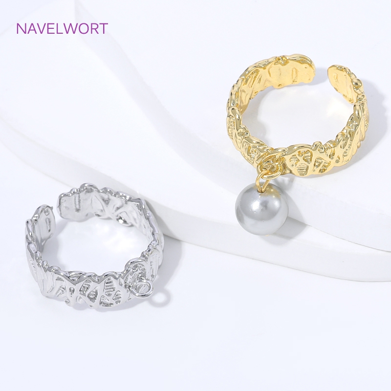 Jewelry Making Ring Tool - Anillos abiertos de latón chapado en