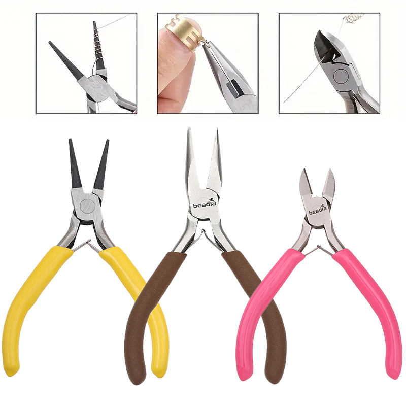 Jewelry Making Round Nose Pliers - Juego de alicates para hacer joyas,