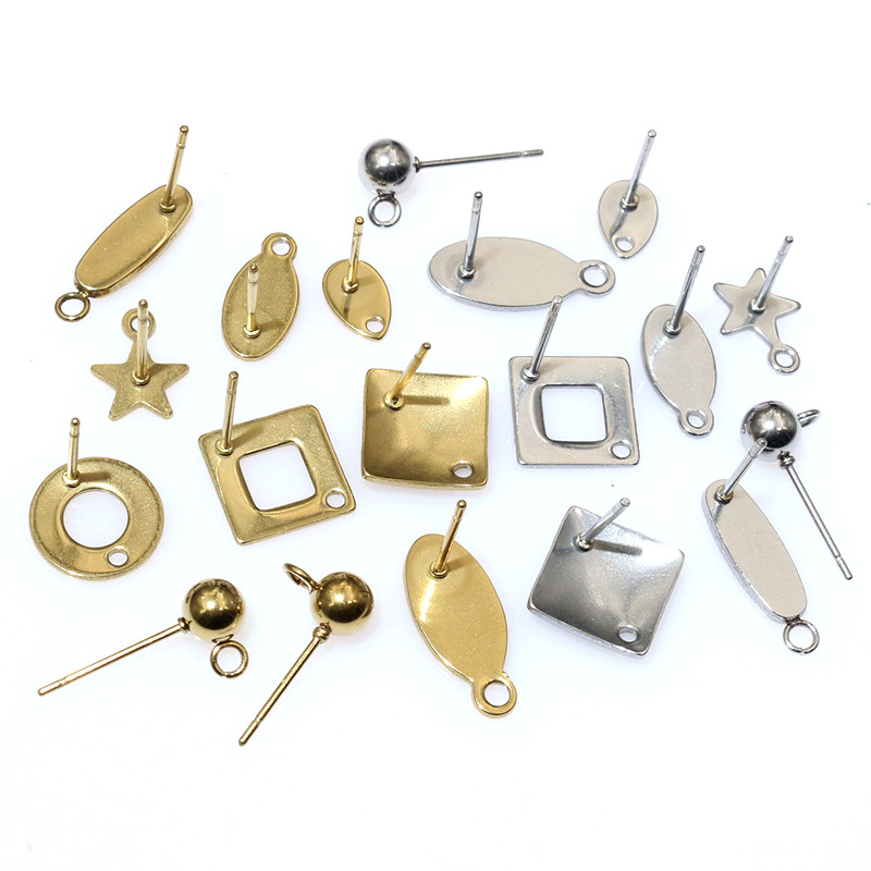 Jewelry Making Metal Supplies - 20 piezas de acero inoxidable, pendientes