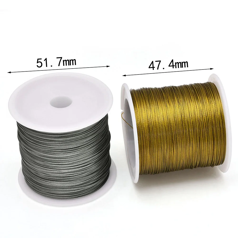 Jewelry Making Yarn - Alambre de acero inoxidable de 328