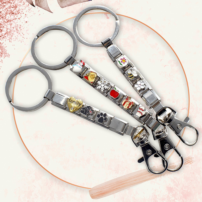 LLavero de eslabones italianos - Jewelry Making For Couples reseña y precio