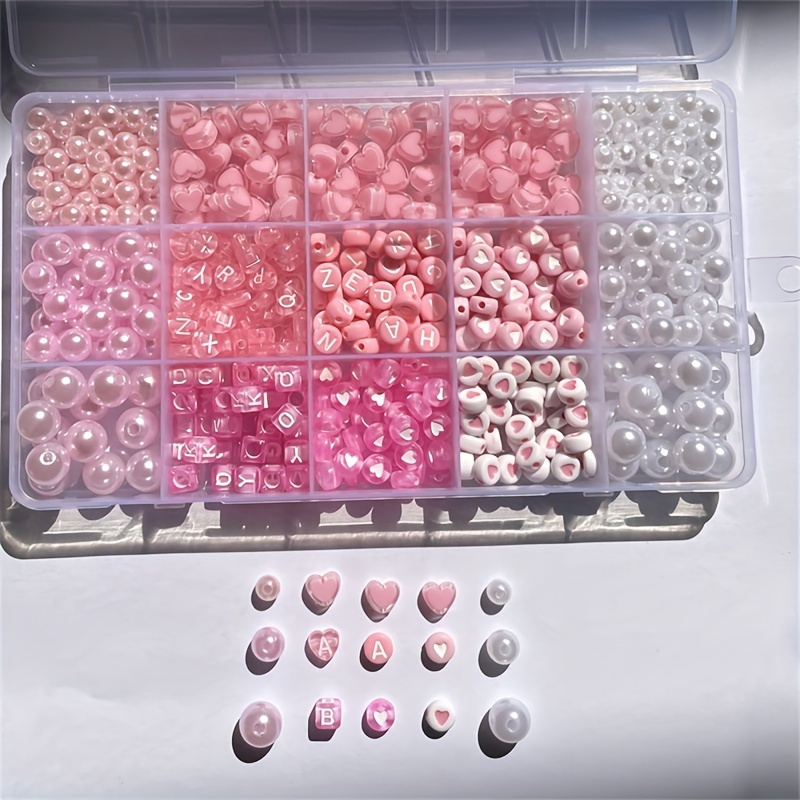 Caja de Alfabeto Rosa de 10 Pi - Jewelry Making Online reseña y precio