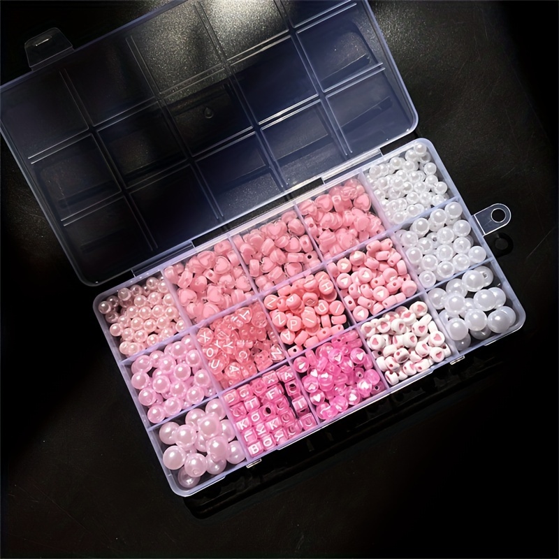 Caja de Alfabeto Rosa de 10 Pi - Jewelry Making Online reseña y precio