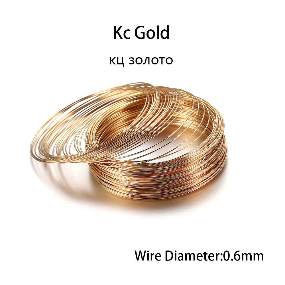 100 bucles/lote 0,6mm plata or - Jewelry Making Yarn reseña y precio