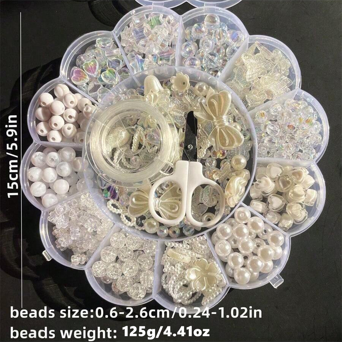 2 Sets/1 Set de Cuentas Suelta - Jewelry Making For Birthday Party reseña y precio