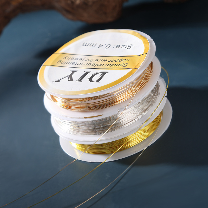 1 rollo de alambre de cobre pl - Jewelry Making Yarn reseña y precio