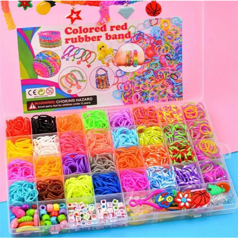 4300+ Piezas de Bandas Elástic - Jewelry Making Online reseña y precio