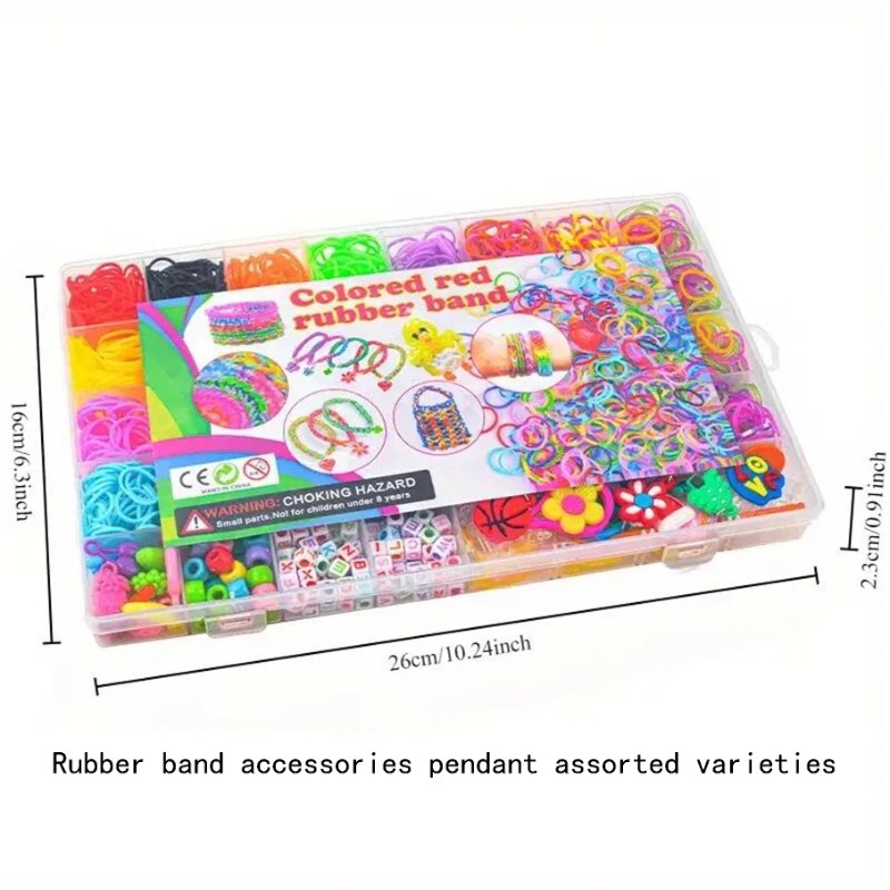 4300+ Piezas de Bandas Elástic - Jewelry Making Online reseña y precio