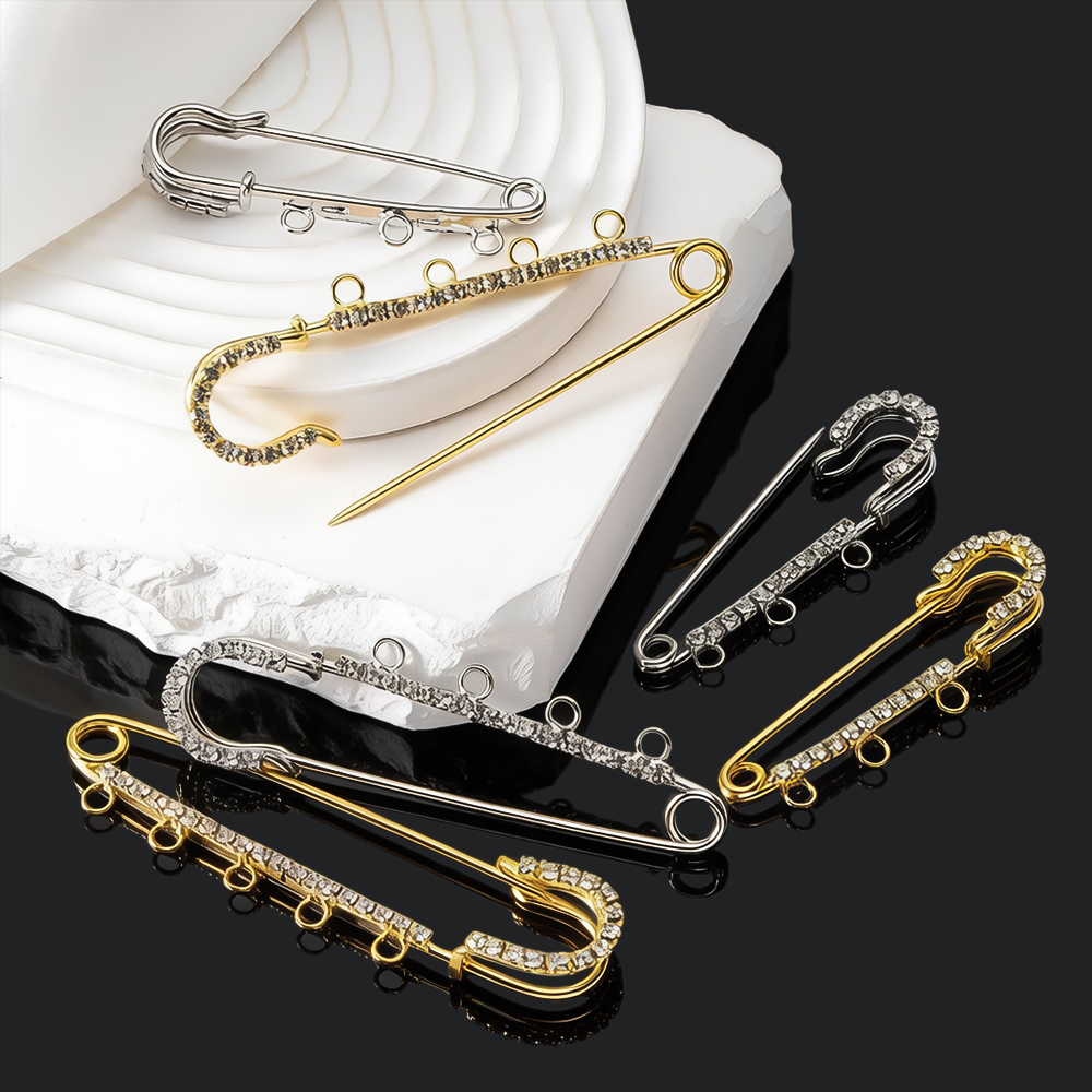 5 broches de seguridad grandes - Jewelry Making Ring Tool reseña y precio