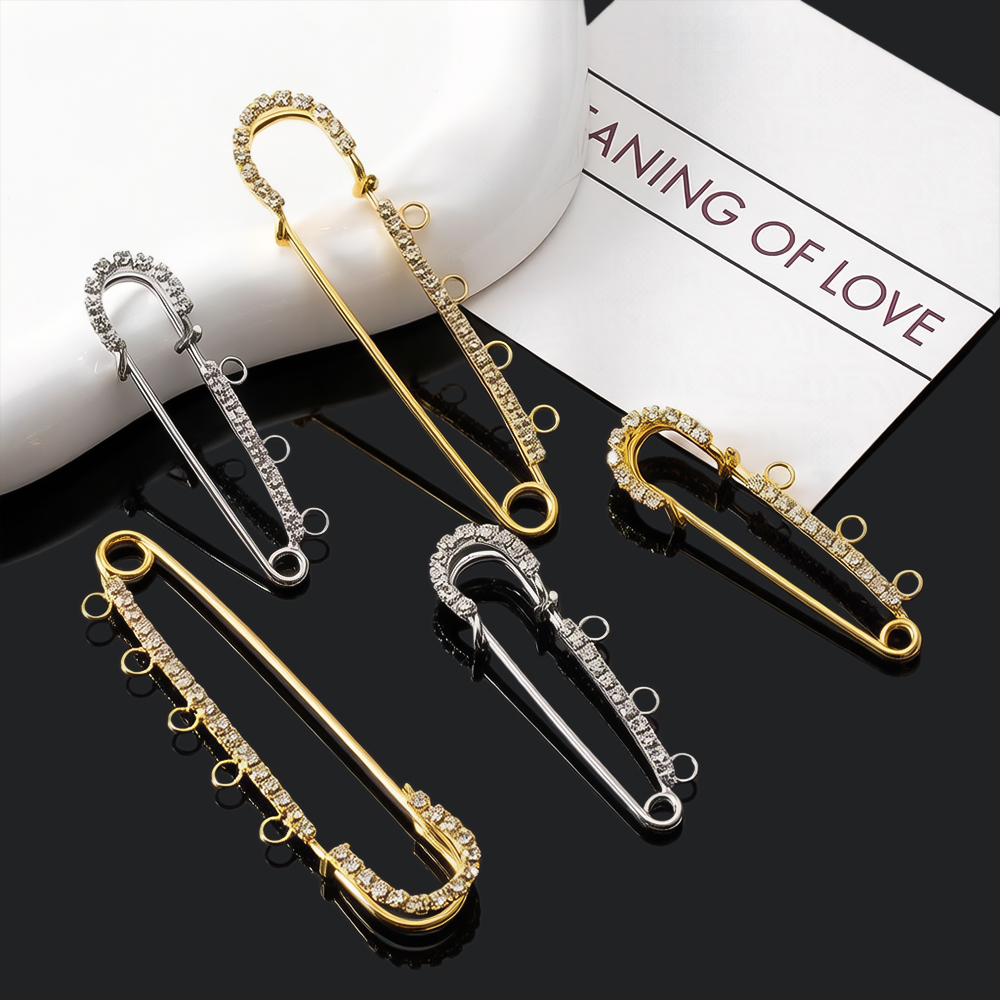 5 broches de seguridad grandes - Jewelry Making Ring Tool reseña y precio