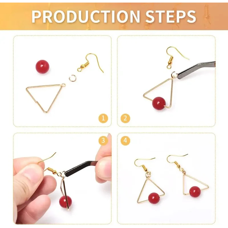 100/500 Uds DIY pendientes hal - Jewelry Making School reseña y precio