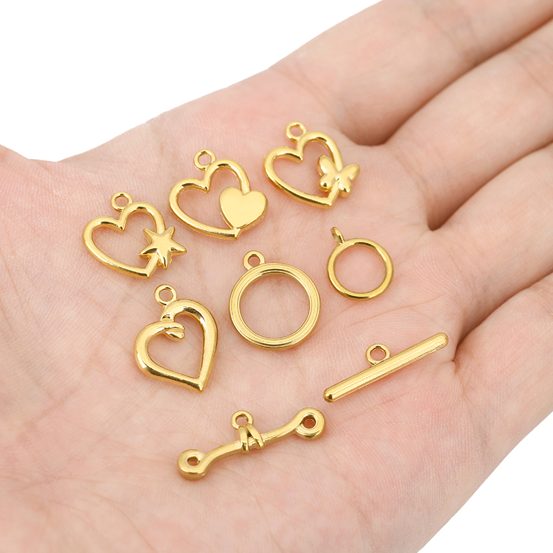 5 juegos de cierres OT de acer - Jewelry Making School reseña y precio