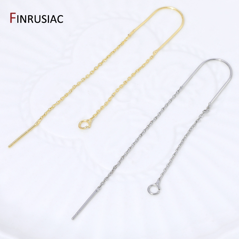 Pendientes colgantes de cadena - Jewelry Making Yarn reseña y precio