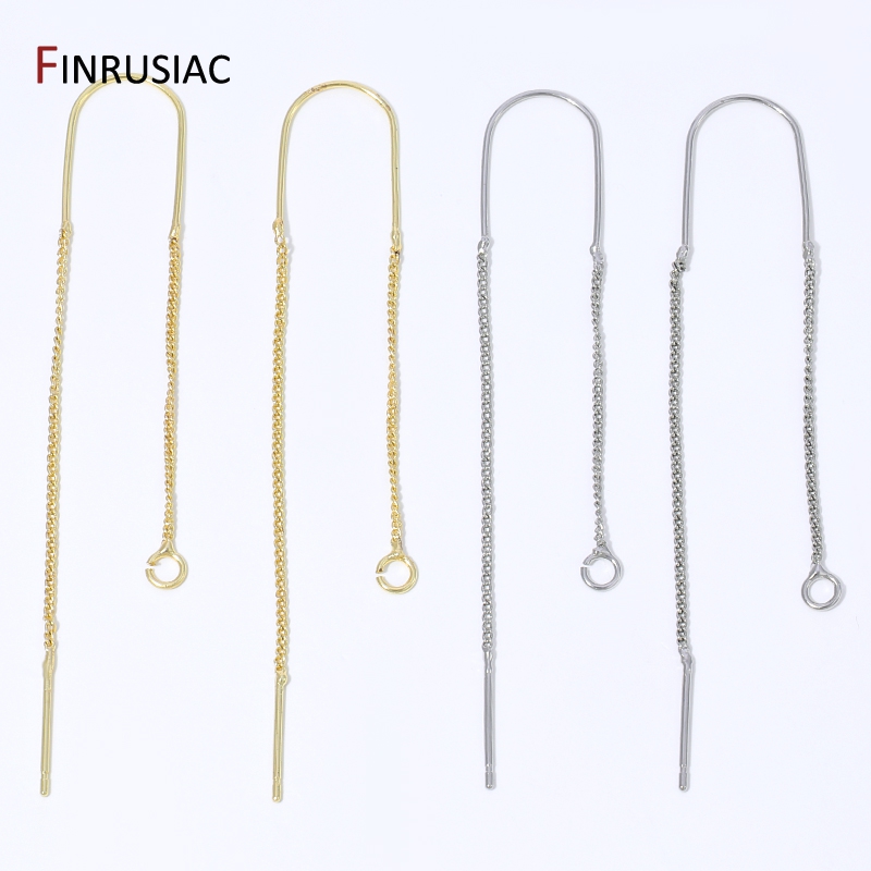 Pendientes colgantes de cadena - Jewelry Making Yarn reseña y precio