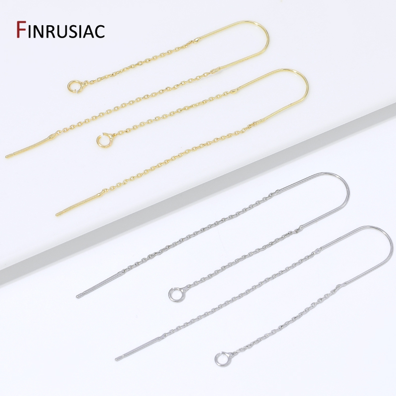 Pendientes colgantes de cadena - Jewelry Making Yarn reseña y precio