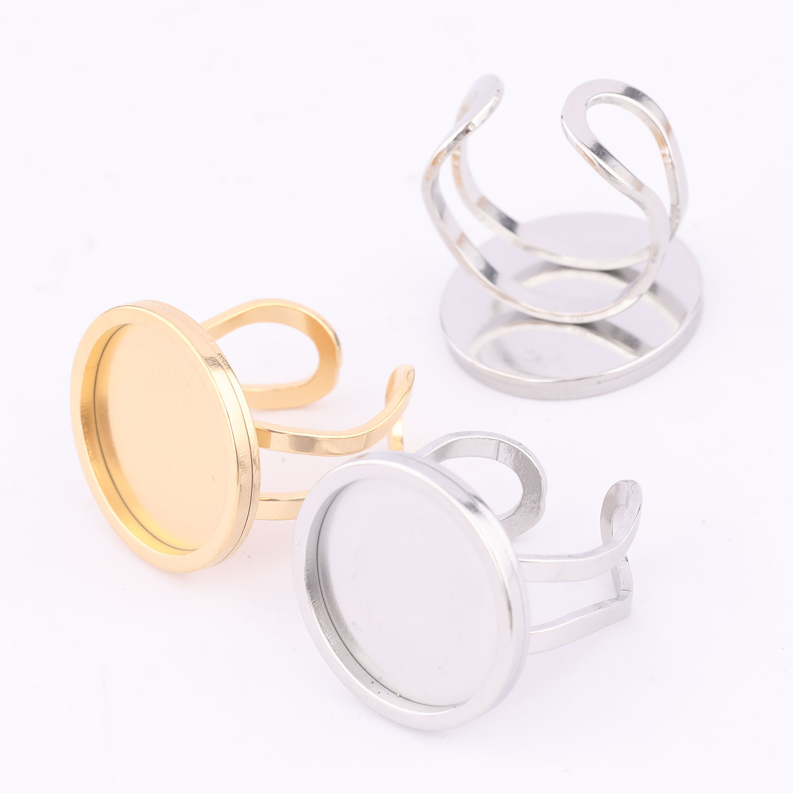 Anillo de cabujón redondo de 1 - Jewelry Making Online reseña y precio