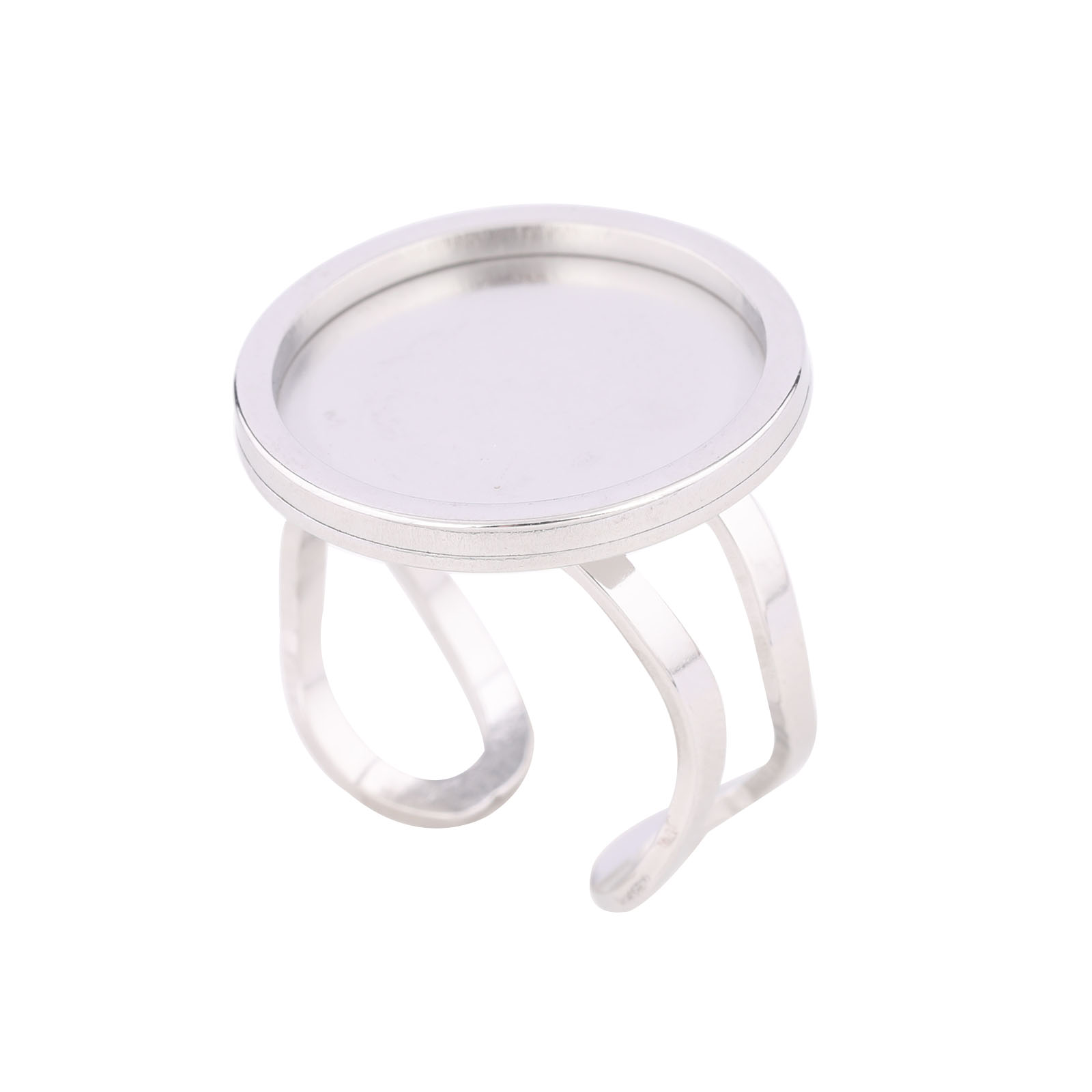 Anillo de cabujón redondo de 1 - Jewelry Making Online reseña y precio