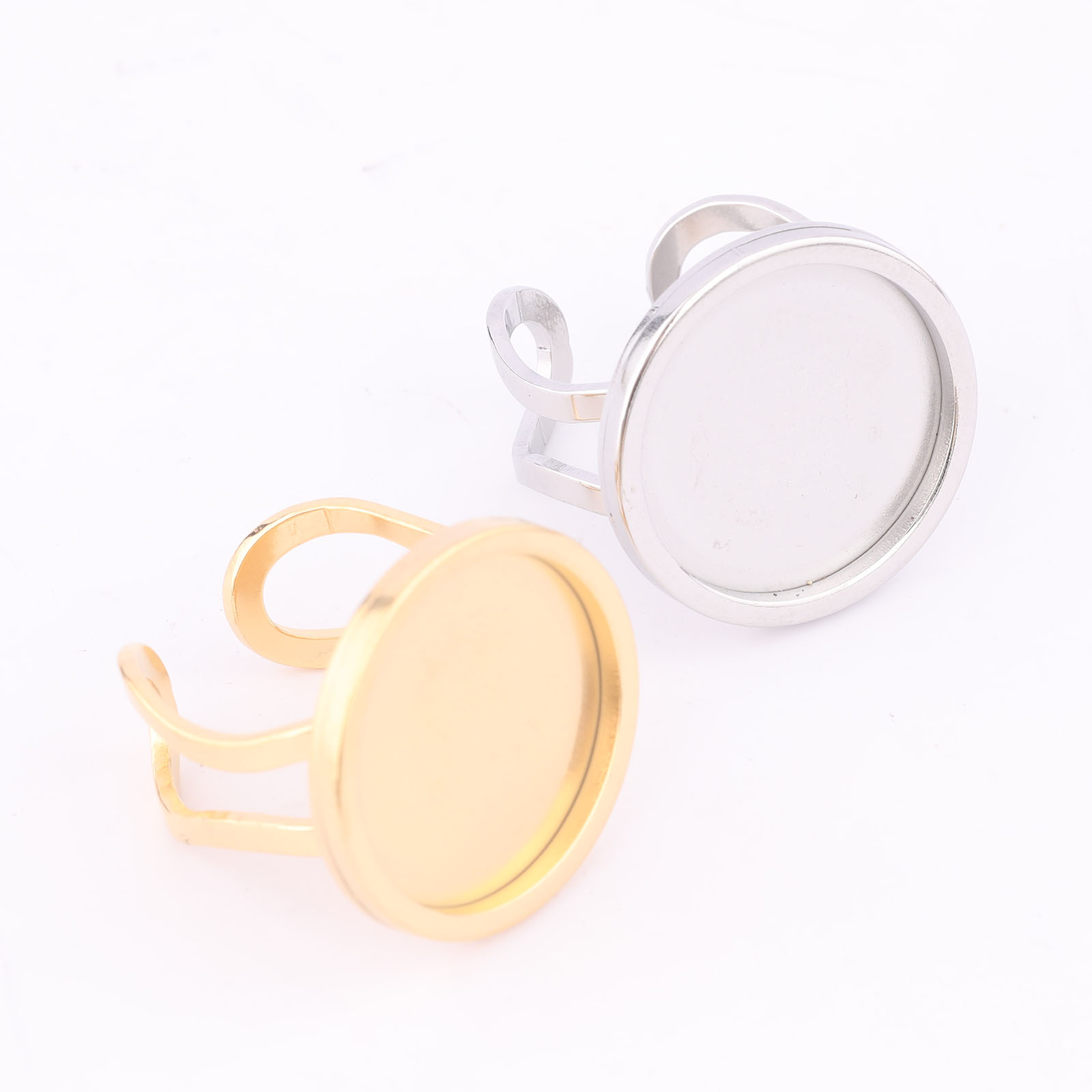 Anillo de cabujón redondo de 1 - Jewelry Making Online reseña y precio