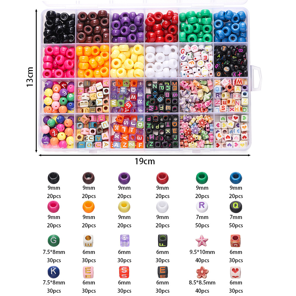 1 Caja de Cuentas de Acrílico  - Jewelry Making Online reseña y precio