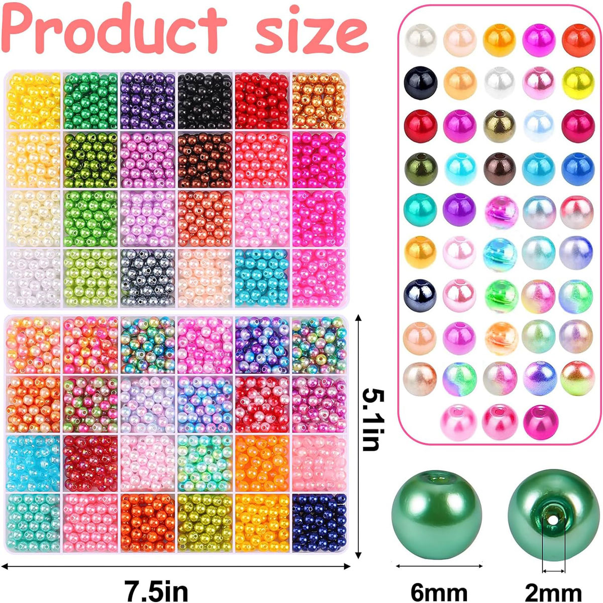 2400 Uds. 48 compartimentos jo - Jewelry Making Online reseña y precio